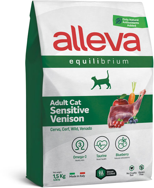 Alleva Equilibrium Sensitive Adult Оленина для кошек