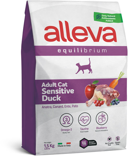 Alleva Equilibrium Sensitive Adult Утка для кошек 1