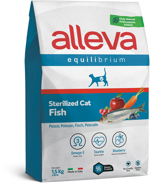 Alleva Equilibrium Sterilized Рыба для кошек 1