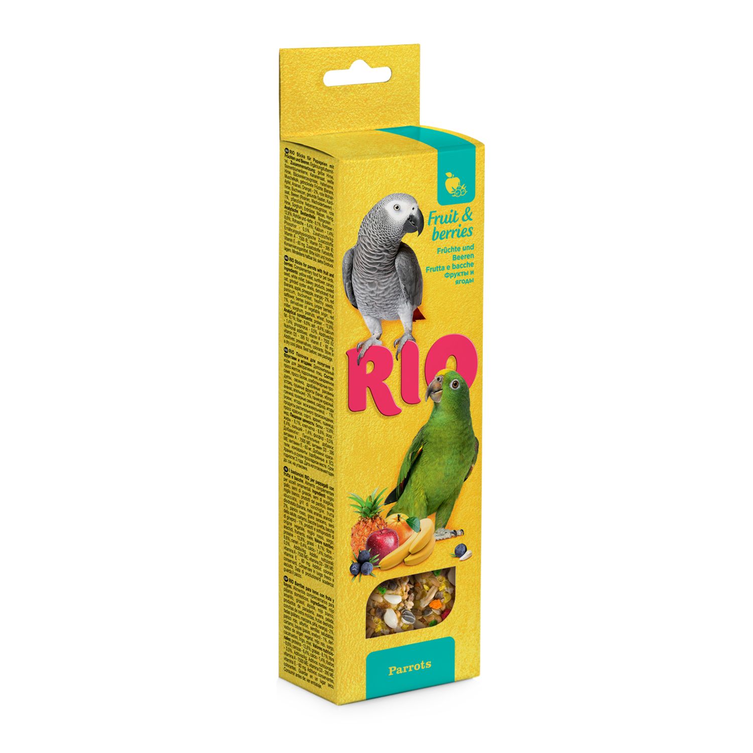 Rio палочки для крупных попугаев с фруктами и ягодами 2 шт 1