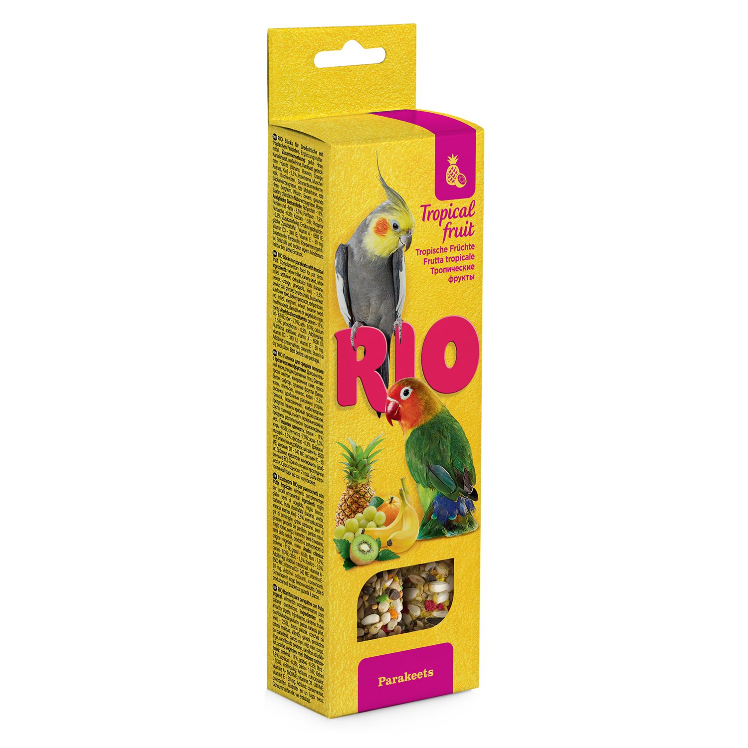 Rio палочки для средних попугаев с тропическими фруктами, 2 шт 1