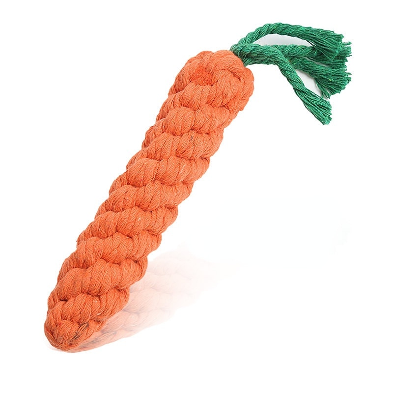 Игрушка Nunbell Морковка плетеная для собак 22*3 см
