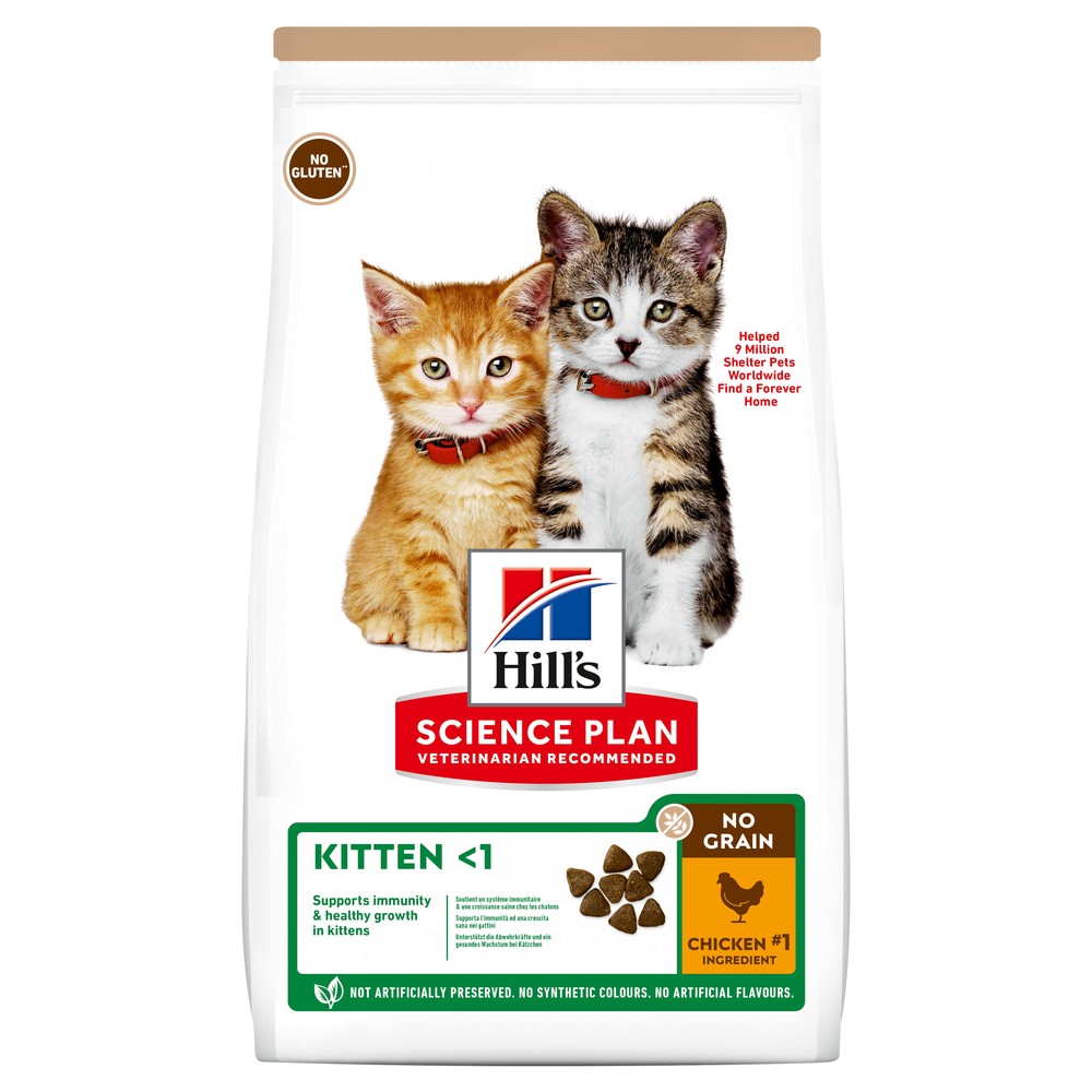 Hill's Kitten No Grain Курица для котят 1,5 кг 1