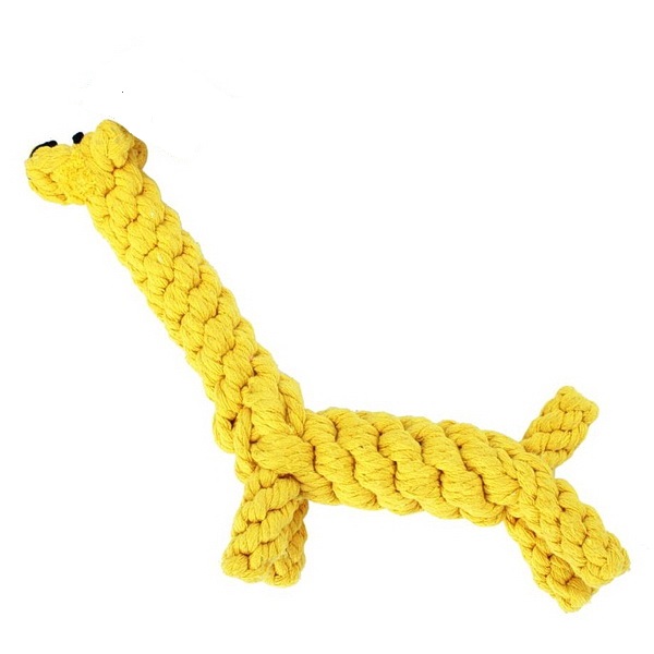 Игрушка Nunbell Жираф плетеный для собак 29х8.5 см