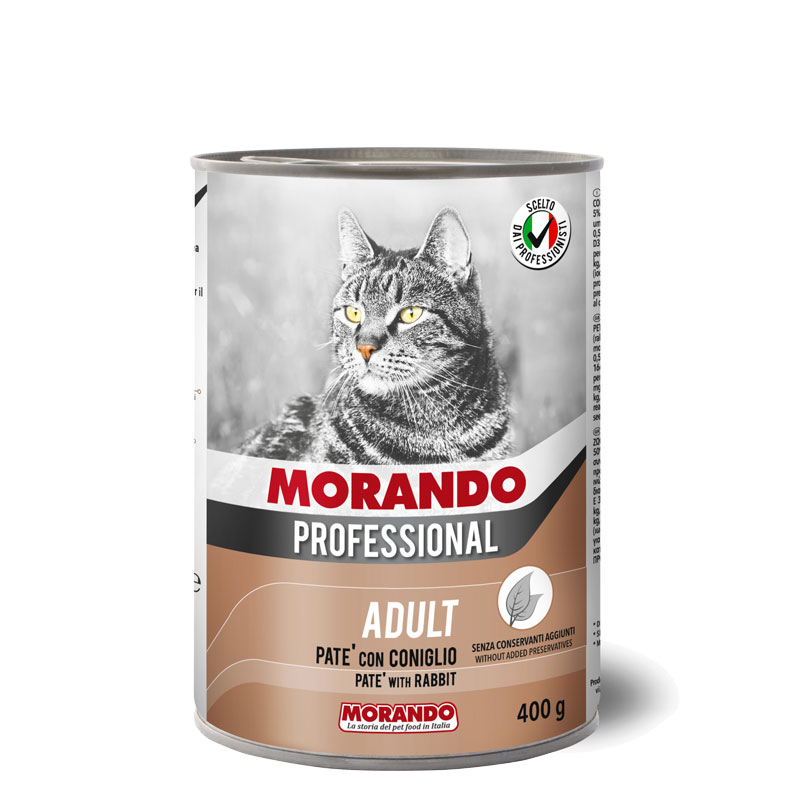 Morando Professional Кролик паштет консерва для кошек 400 г 1