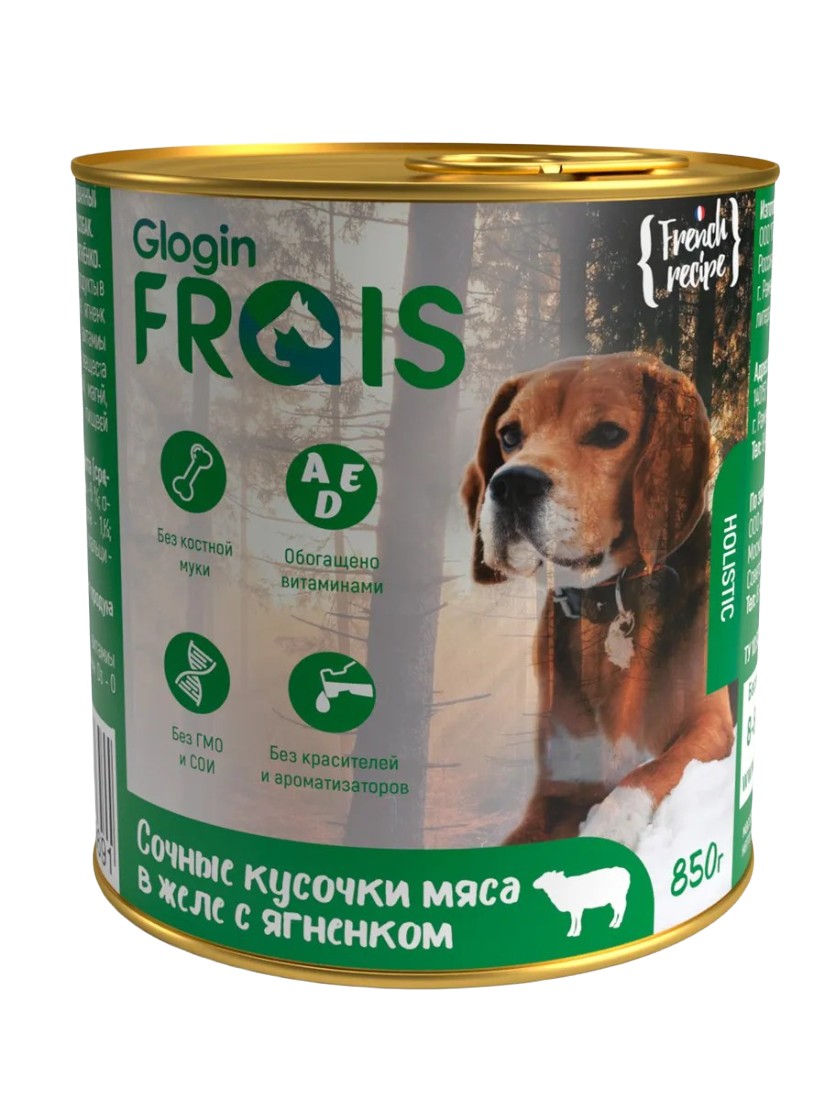 Frais Holistic Dog Ягнёнок в желе консервы для собак