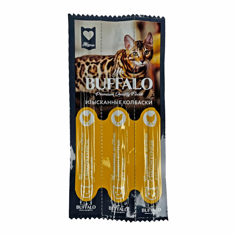 Колбаски Mr.Buffalo Курица для кошек 3 шт 2