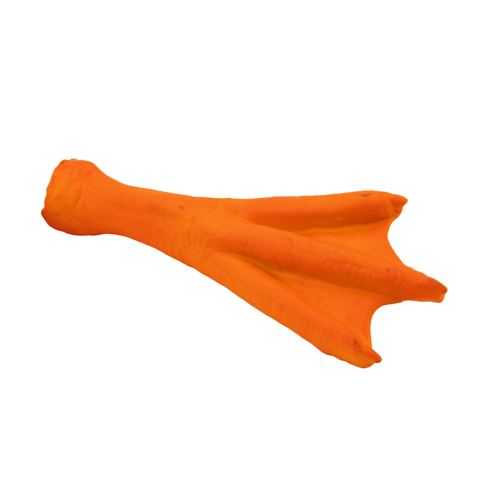 Игрушка ZooOne Лапка утиная латекс для собак 15,3 см 2