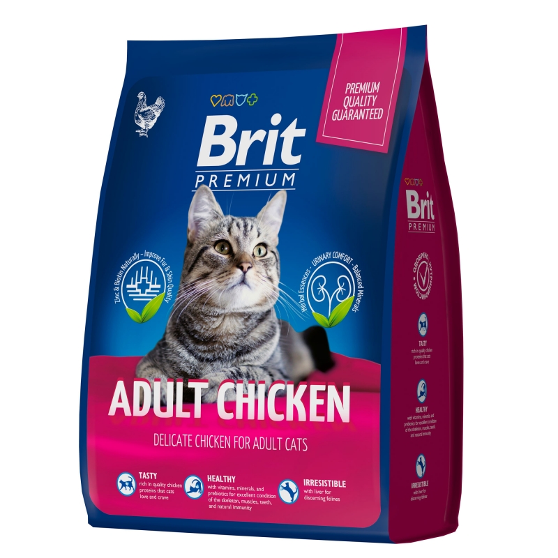 Brit Premium Cat Adult Курица для кошек