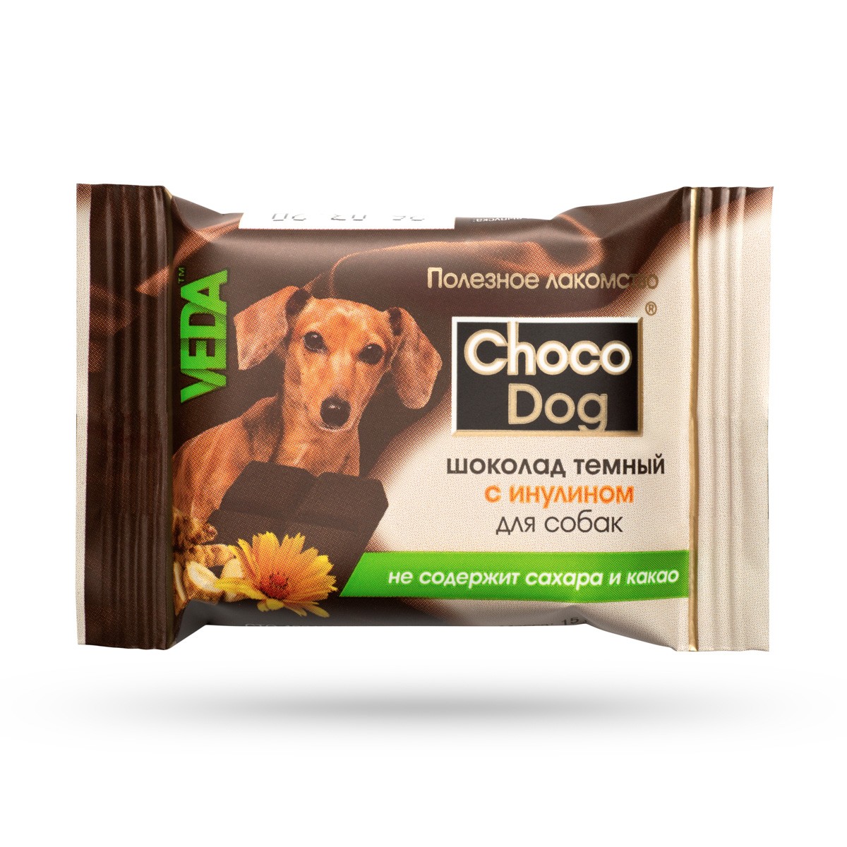 Шоколад Choco Dog темный с инулином для собак 15 г
