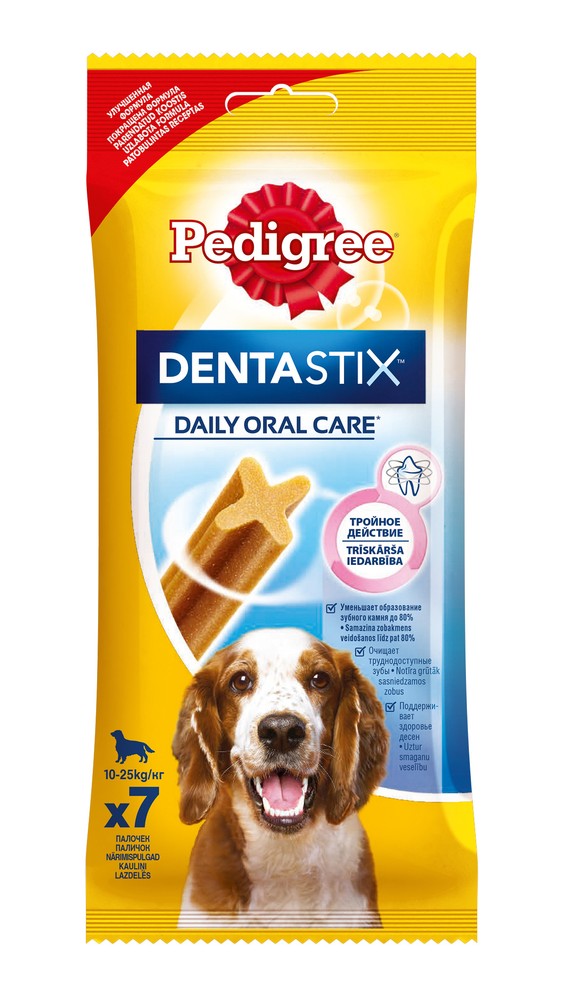 Лакомство Pedigree Dentastix средние для собак 180г 7 шт 1