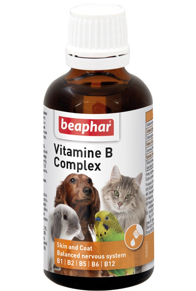 Beaphar Vitamine B Complex витаминная добавка суспензия для животных 50 мл 1
