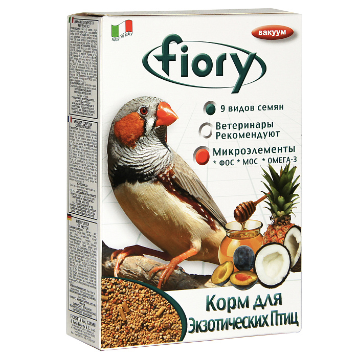Fiory Esotici корм для экзотических птиц 400 г