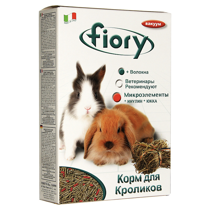 Fiory Pellettato корм для кроликов 850 г