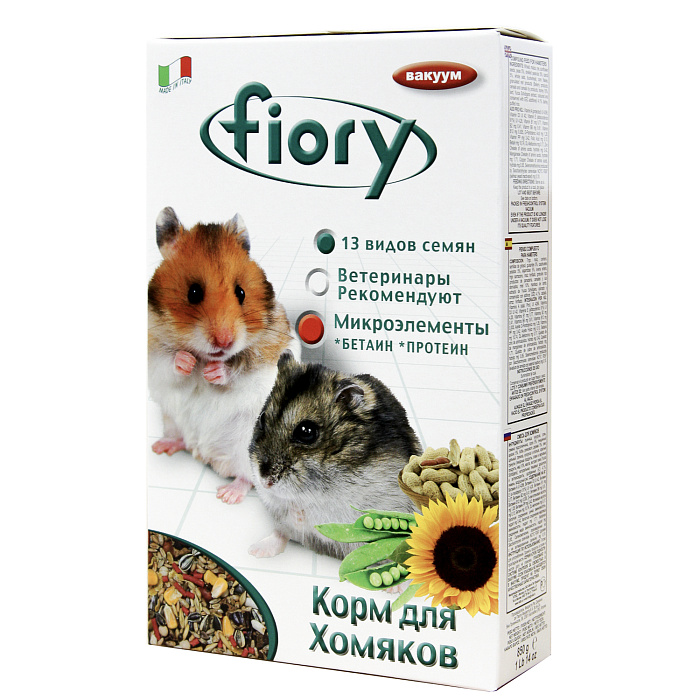 Fiory Criceti корм для хомяков коробка