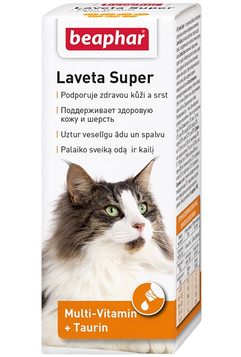 Beaphar Laveta Super Multi-Vitamin витаминная добавка  для кошек 50 мл