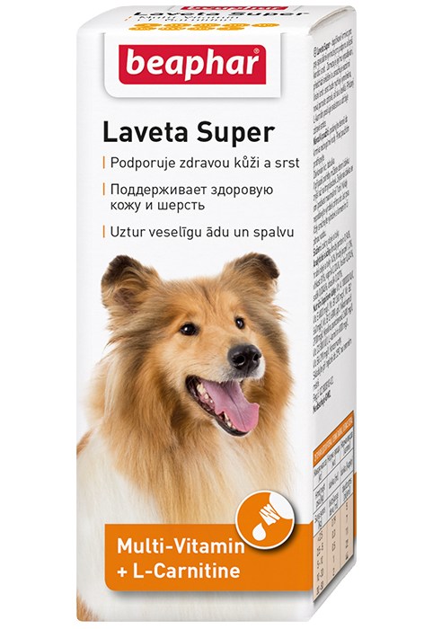 Beaphar Laveta Super Multi-Vitamin добавка витаминная для собак 50 мл