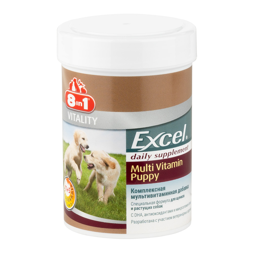 8 in 1 Excel Multi Vitamin Puppy кормовая добавка для щенков 100 шт