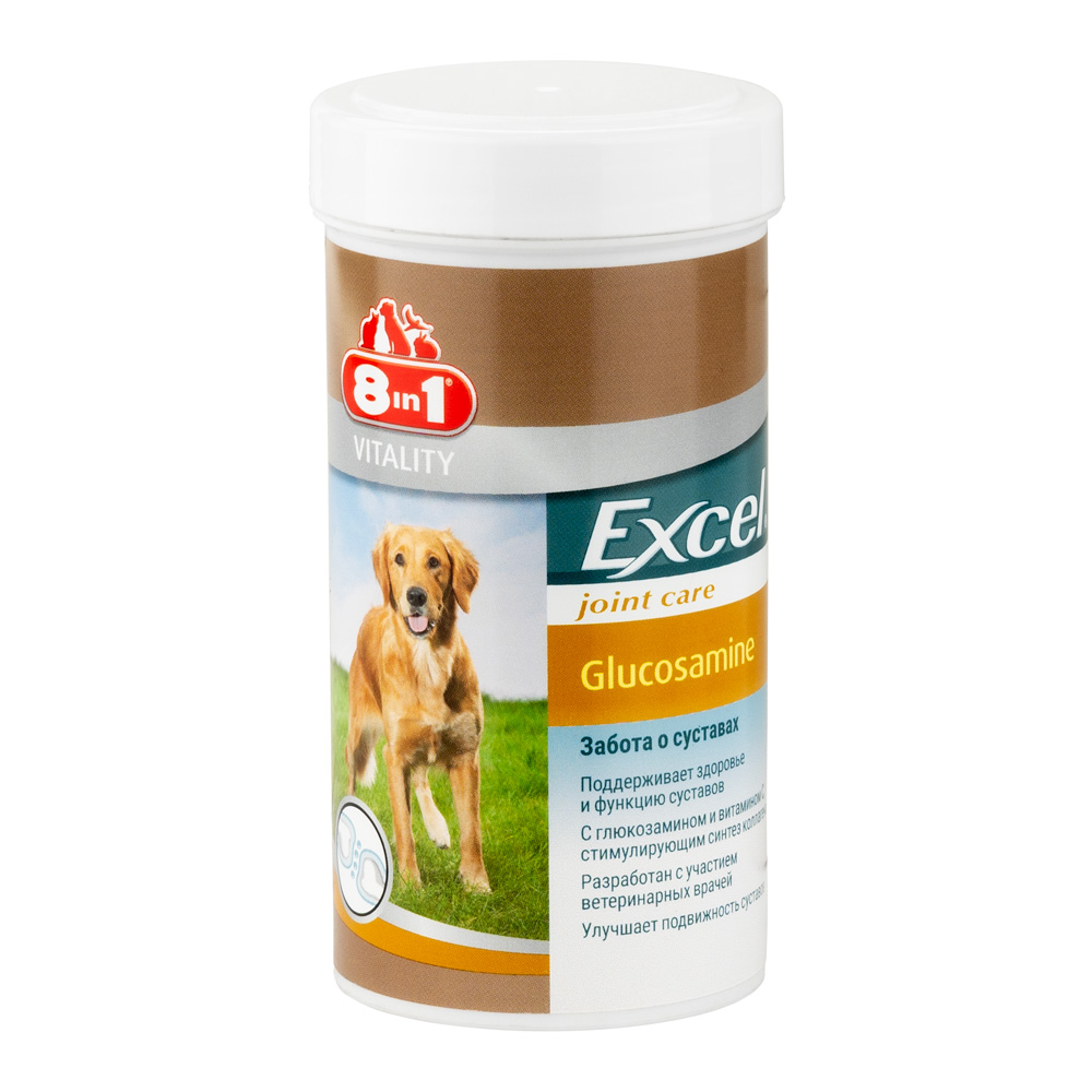 8 in 1 Excel Glucosamine корм добавка для собак 1