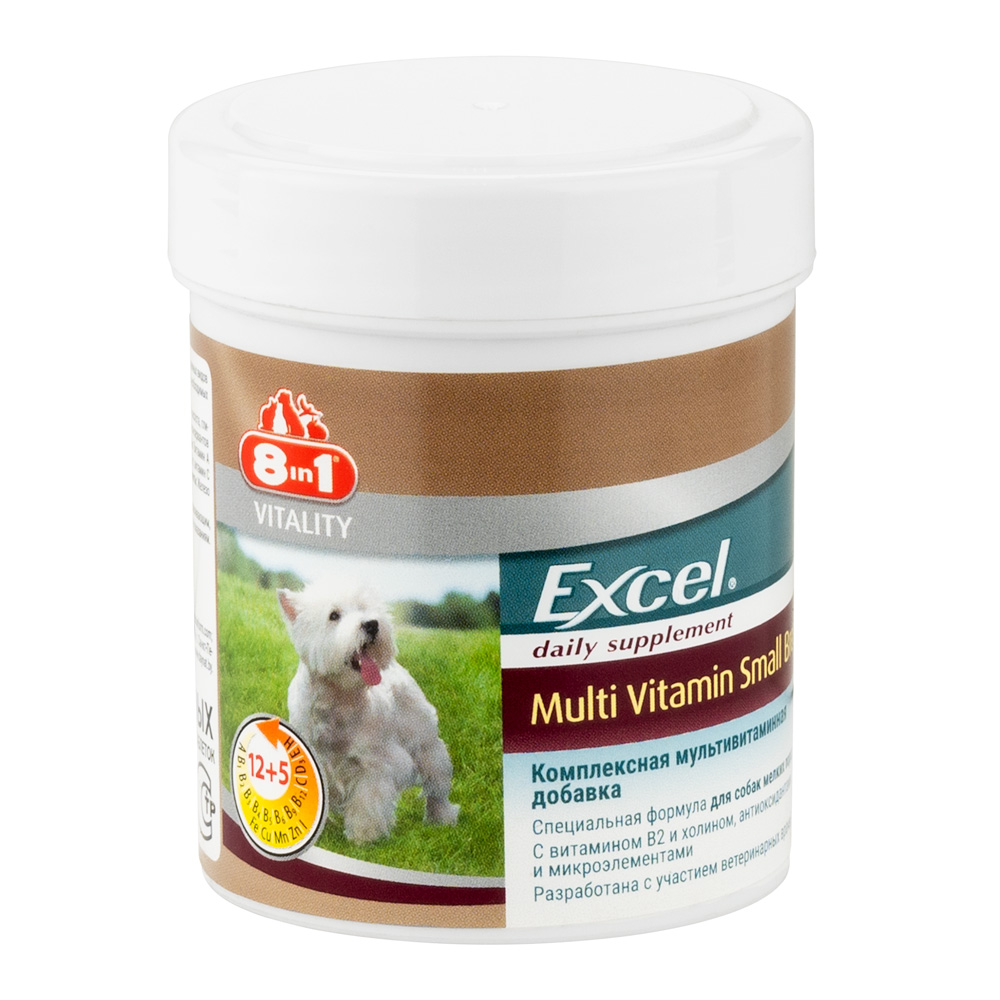 8 in 1 Excel Multi Vitamin Small Breed кормовая добавка для собак 70 шт
