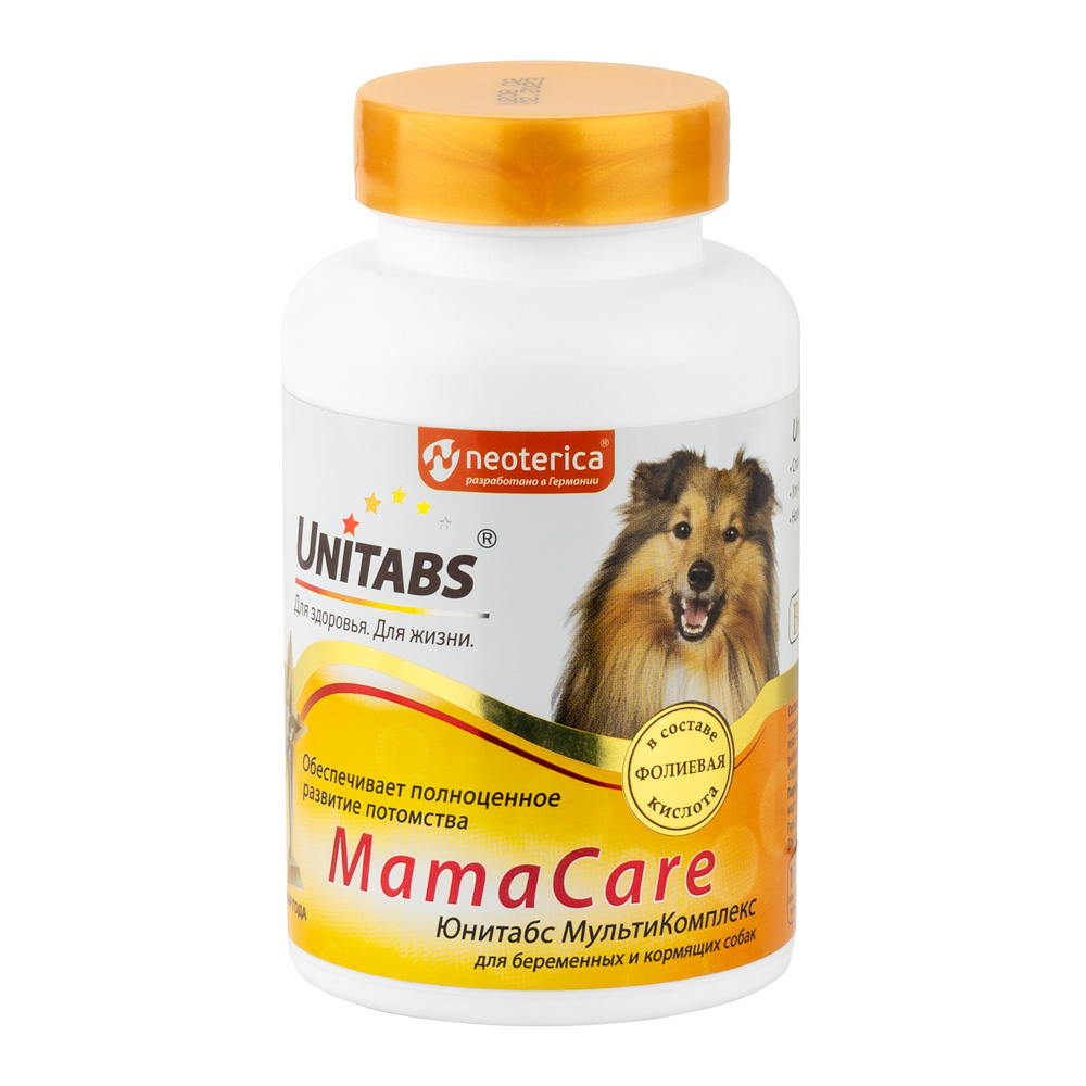 Unitabs Mama Care добавка витаминно-минеральная для беременных и кормящих собак 100 шт