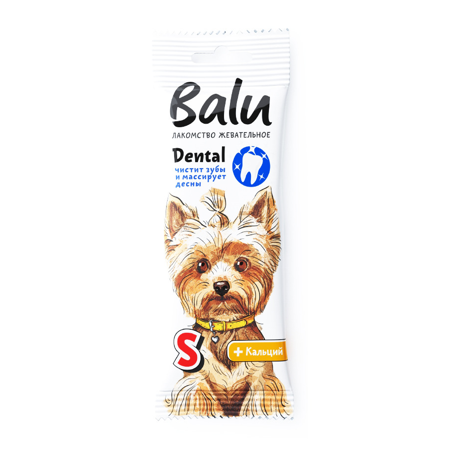 Лакомство Balu Dental с кальцием для собак