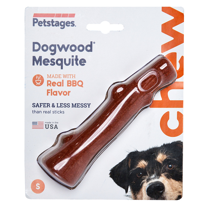 Игрушка Petstages Mesquite Dogwood с ароматом барбекю для собак 14 см 2