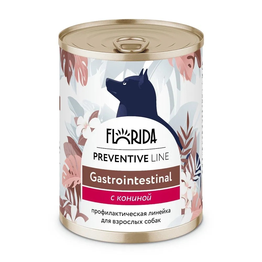 Florida Preventive Line Gastrointestinal Конина консерва для собак 340 г