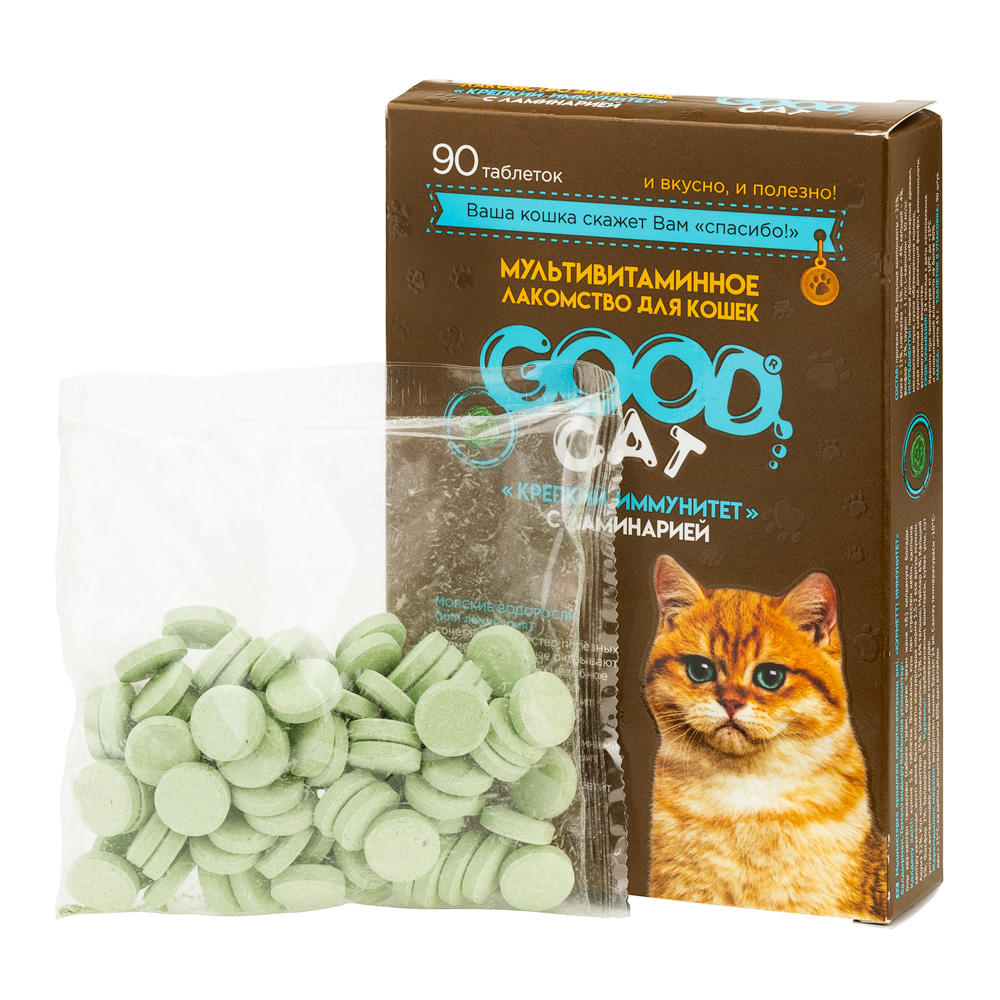 Good Cat Мультивитаминное лакомство "Крепкий иммунитет" для кошек  90 шт 2