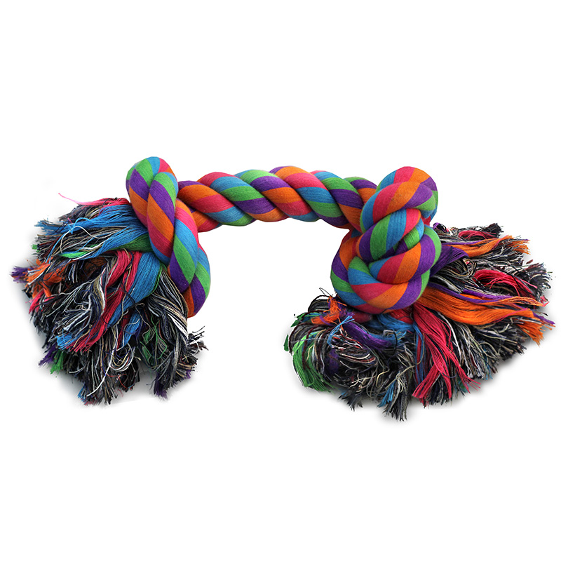 Грейфер веревка Triol цветная 2 узла цвет в ассортименте для собак