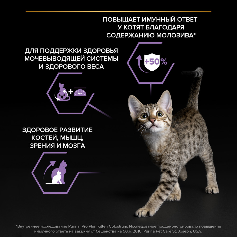 Pro Plan Sterilised Kitten для стерилизованных котят от 3 до 12 месяцев, с высоким содержанием лосося 4