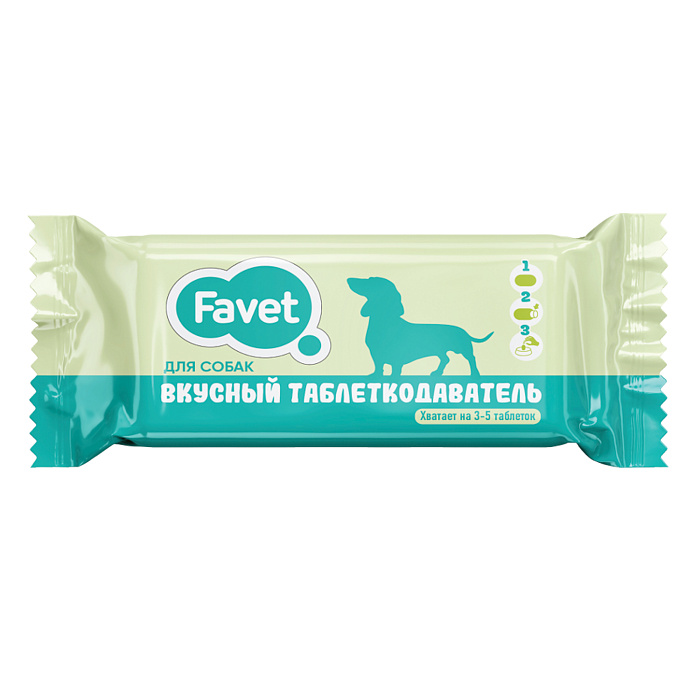Вкусный таблеткодаватель Favet для собак