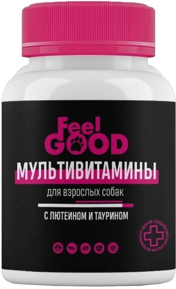 Feel Good Мультивитамины с лютеином и таурином для собак 140 шт