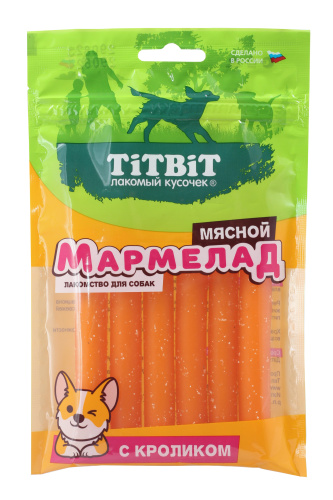 Лакомство TitBit Мармелад мясной с кроликом для собак 120 г 1