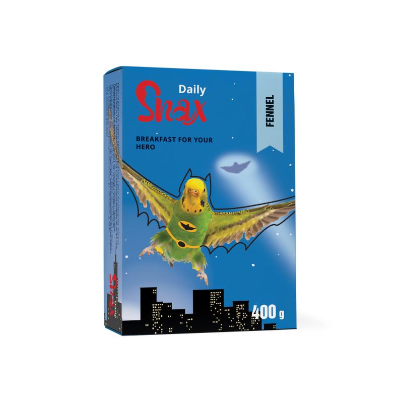 Snax Daily Корм коробка для волнистых попугаев 400 г