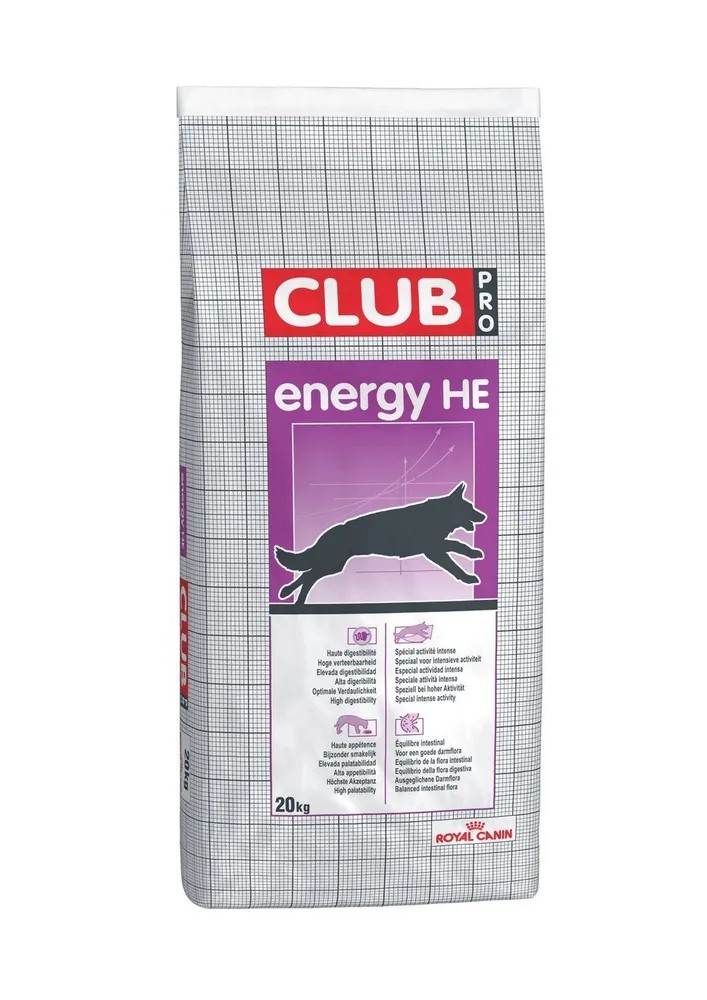 Royal Canin Club Energy HE для собак 20 кг