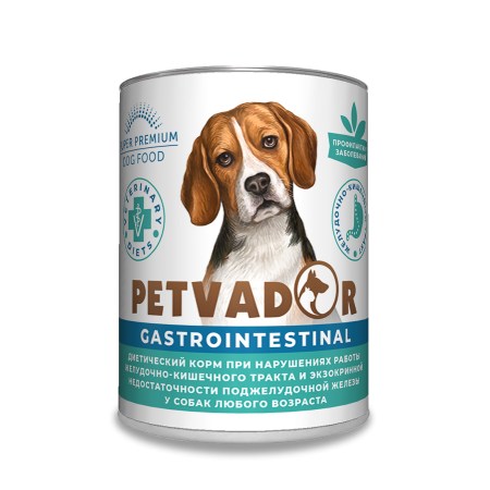 Petvador VET Gastrointestinal консервы  для собак 340 г