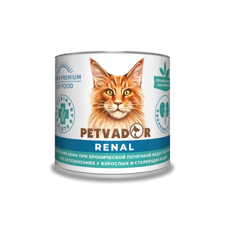 Petvador VET Renal консервы для кошек 240 г