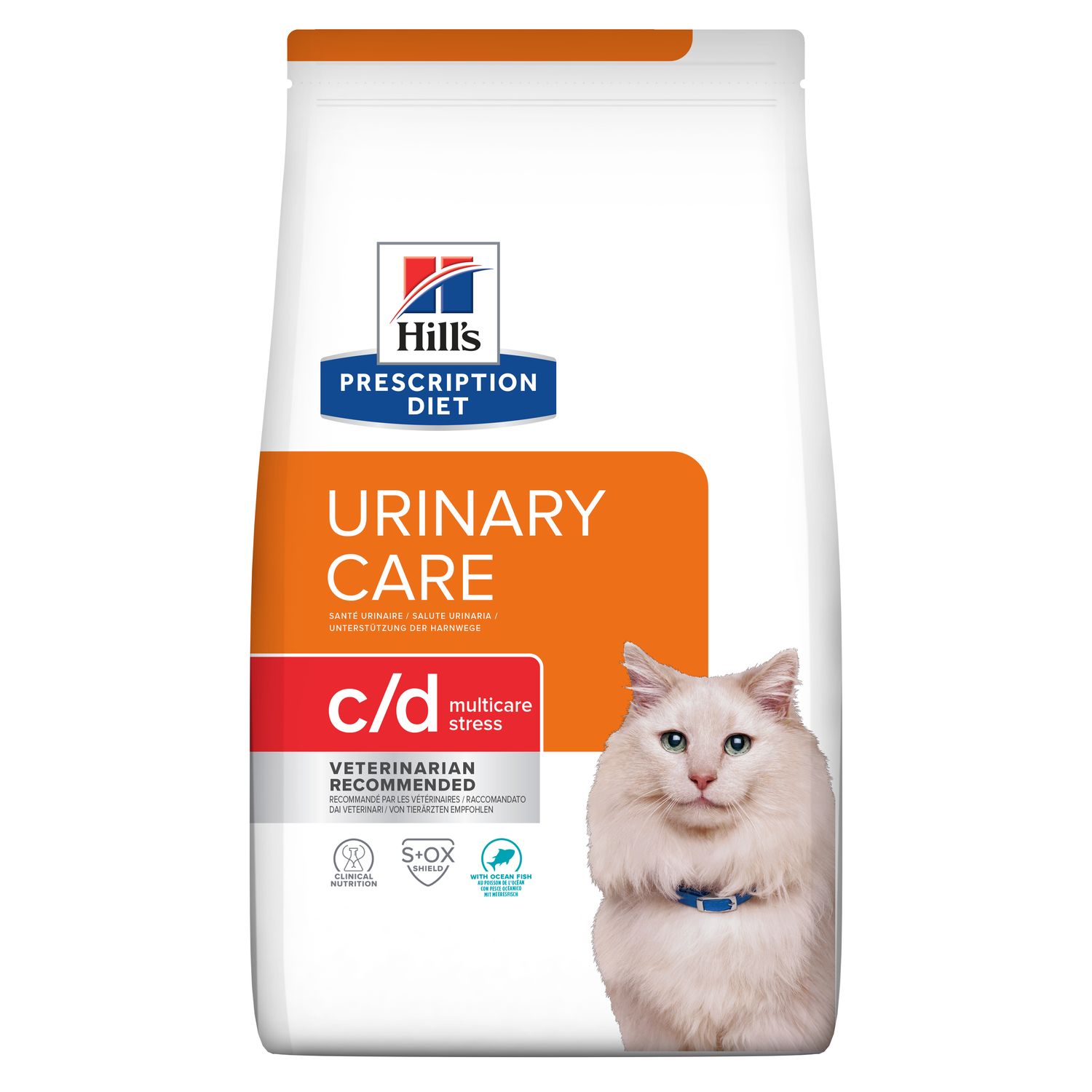 Hill's PD Urinary Care C/D Urinary Stress Рыба для кошек 1,5 кг 1