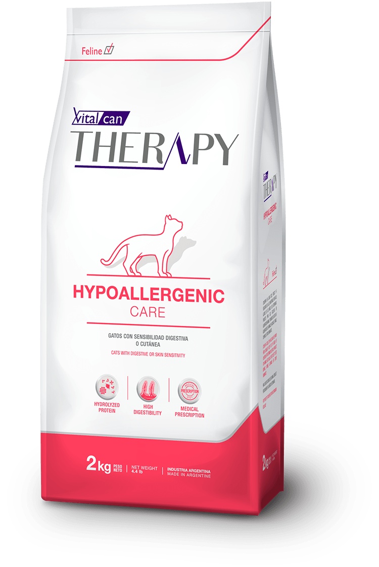 Vitalcan Therapy Hypoallergenic Care Свинина/Рис для кошек 2 кг