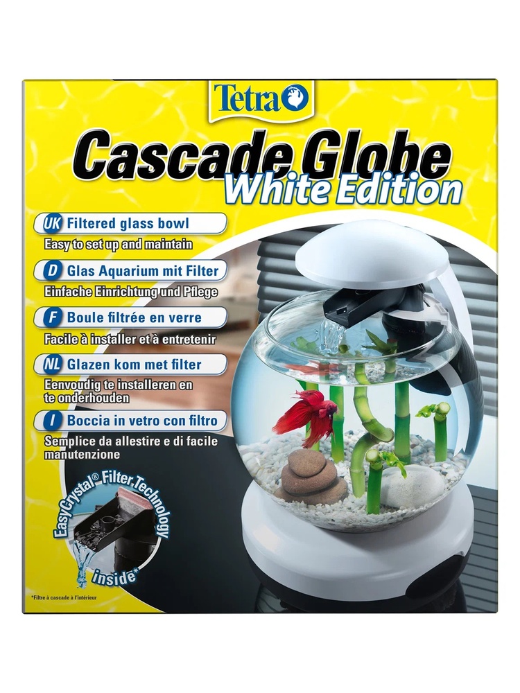 Аквариум Tetra Cascade Globe белый 6,8 л 3