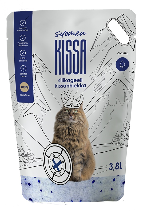 Наполнитель Suomen Kissa силикагель Оригинал для кошек