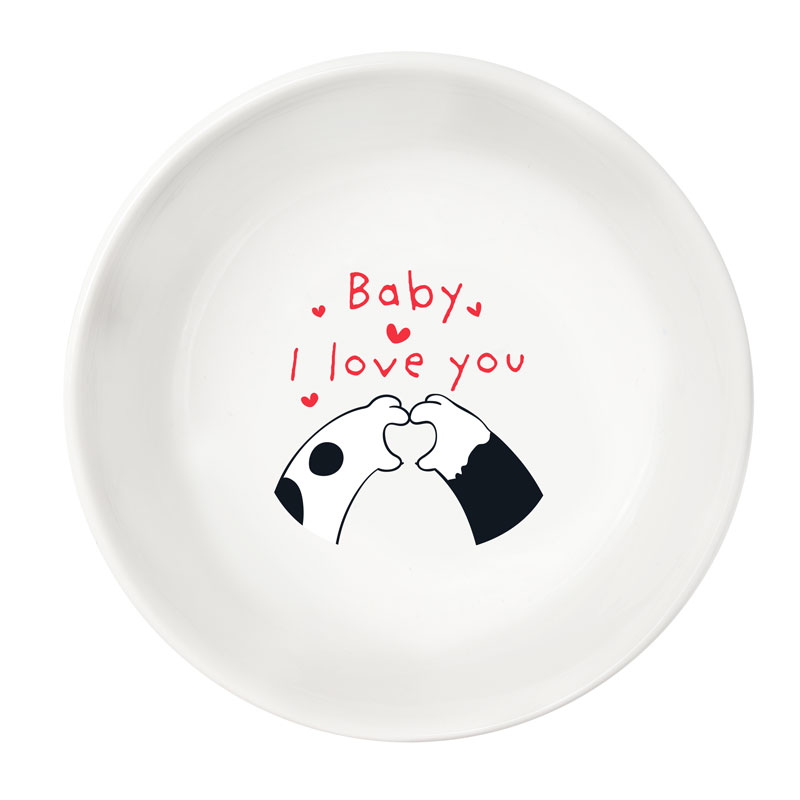 Миска Triol С любовью на ножке керамическая для животных 120 мл 2