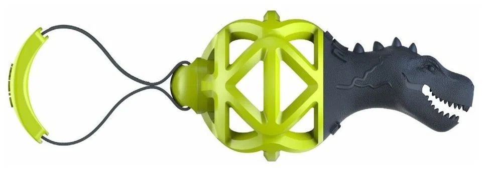 Игрушка GiGwi Динобол Т-рекс Эдж для собак 13 см