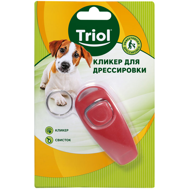 Кликер Triol Cвисток для дрессировки собак 75*35*28 мм 2
