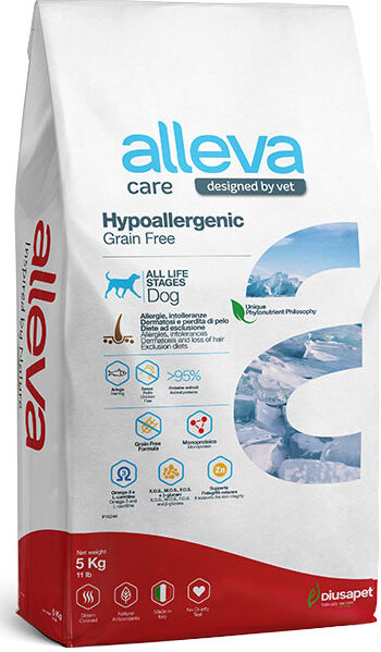 Alleva Care Hypoallergenic Grain Free для собак 5 кг 1