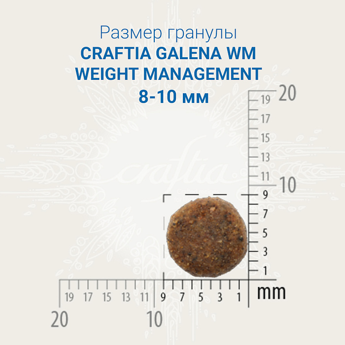 Craftia Galena Weight Management (Obesity) для кошек 1,4 кг 2