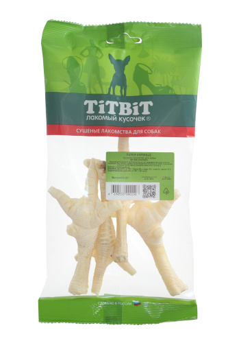 TitBit Лапки куриные мягкая упаковка для собак 45 г