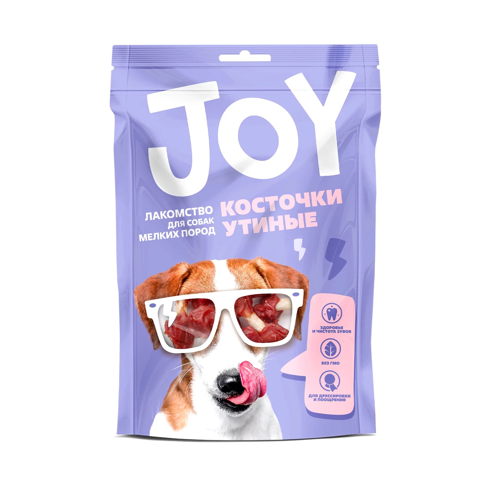 Лакомство Joy Косточки утиные для мини пород собак 60 г