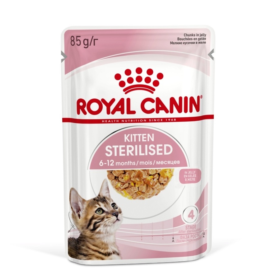 Royal Canin Kitten Sterilised в желе пауч для котят 85 г